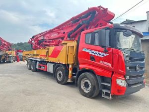 2022 SANY 62m boom Pump on SANY Chassis